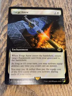 Forge Anew - 0760 - SURGE FOIL - MTG Lord Of The Rings - Image 2
