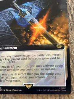 Forge Anew - 0760 - SURGE FOIL - MTG Lord Of The Rings - Image 3