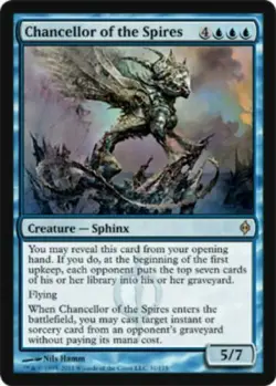 MTG FOIL NM New Phyrexia ~ CHANCELLOR OF THE SPIRES - Image 1