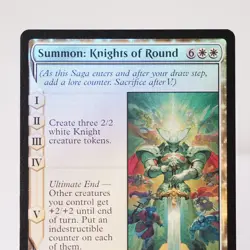 Summon: Knights of Round 36 Foil FIN Final Fantasy MTG NM See Video - Image 3