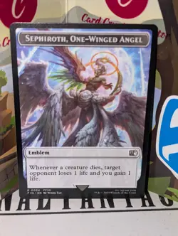 Sephiroth, One-Winged Angel/ Robot Warrior Token Regular Nm - Image 1