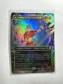 Aang, at the Crossroads (Borderless) Avatar: The Last Airbender Foil for sale online - Image 1