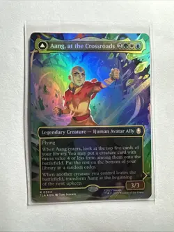 Aang, at the Crossroads (Borderless) Avatar: The Last Airbender Foil for sale online - Image 2
