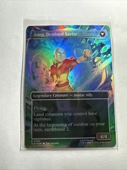 Aang, at the Crossroads (Borderless) Avatar: The Last Airbender Foil for sale online - Image 3