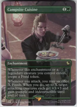 MTG Campsite Cuisine (Borderless) Foil NM Commander: FINAL FANTASY Magic 464 - Image 1