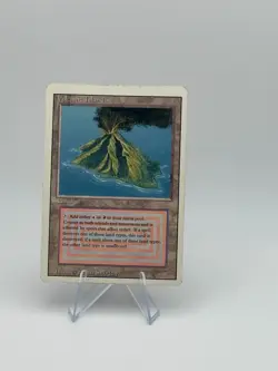 MTG Volcanic Island Revised - Dual Land - LP - Vintage 1994 - Image 1