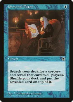 Personal Tutor - Portal - Magic The Gathering MTG Rare NM - Image 1