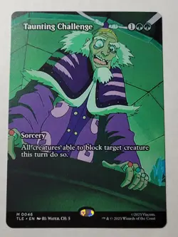 Taunting Challenge -Full Art- Avatar Eternal Airbender Regular TLA TLE 46 mtg NM - Image 1