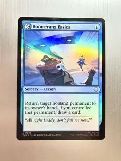 Boomerang Basics - 46 - MTG Avatar: The Last Airbender - Uncommon - FOIL - Image 1
