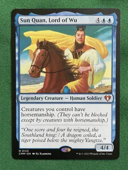 Sun Quan, Lord of Wu M Commander Masters 123 NM - Image 1