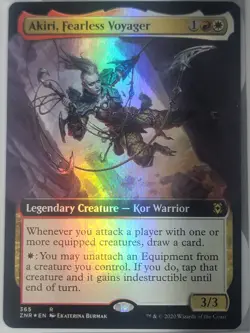 Akiri, Fearless Voyager (Extended Art) #365 (Foil) NM Zendikar Rising Magic MTG - Image 1