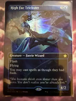 High Fae Trickster (Borderless) (Mana Foil) Foundations Foil - Image 2