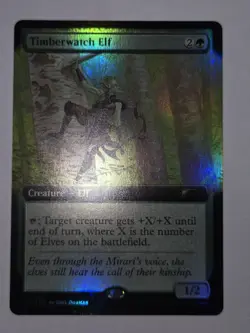 MTG Timberwatch Elf Secret Lair 0780 Foil Rare - Image 2