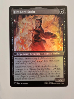 The Rise of Sozin M0117 Foil Avatar: TLA Magic the Gathering NM Never Played - Image 2