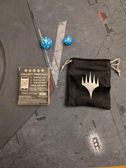 MTG Final Fantasy Chocobo Racing Pin, Bag and Crystal Dice - Image 2