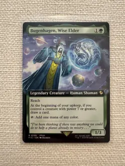 Bugenhagen, Wise Elder Extended Art R0159 Final Fantasy Commander MTG NM - Image 1