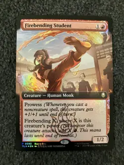 Magic MTG - Firebending Student 0393 Foil Promo - Avatar The Last Airbender - Image 1