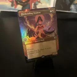 FOIL FIREBENDING STUDENT (SHOWCASE) Avatar: The Last Airbender TLA Magic MTG - Image 1