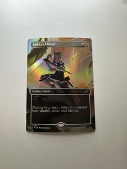 Sokka's Charge NM Foil (Borderless) Avatar: The Last Airbender Mtg Near Mint - Image 1