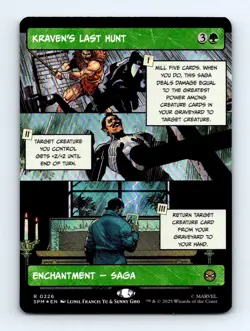 #226 2025 Marvel's Spider-Man Kraven's Last Hunt Rare FOIL - Image 1
