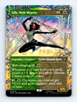 #215 2025 Marvel's Spider-Man _ Silk, Web Weaver Rare - Image 1