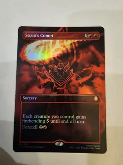 Sozin's Comet (0332) - Foil - Borderless M MTG Avatar: The Last Airbender NM - Image 1