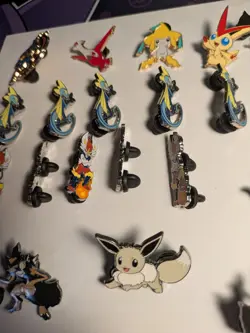 Pokemon TGC Lot Of 24 Official Pins Lot #2 - Image 3