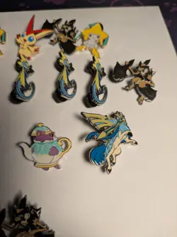Pokemon TGC Lot Of 24 Official Pins Lot #2 - Image 4