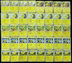 40 Lot Pikachu with 6 different Pikachu designs Pokemon TCG S.Chinese - Image 1