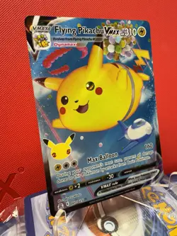 Pokemon TCG Flying Pikachu VMAX 007/025 Celebrations Full Art Ultra Rare Holo - Image 2