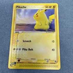 Pikachu 72/100 Pokemon Sandstorm LP Nintendo TCG - Image 1