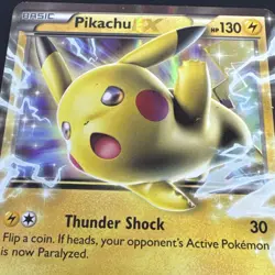 Pokemon Pikachu XY174 Black Star Promo MP - Image 2