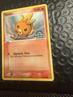 Pokemon TCG- Torchic Wizard World Chicago Rare Promo 2005 Ex Emerald #69 -NM - Image 3