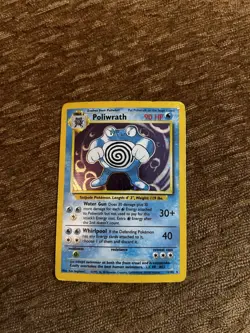 1999 Pokemon Base Set Poliwrath Holo - Vintage WOTC -13/102 -Authentic-READ - Image 2