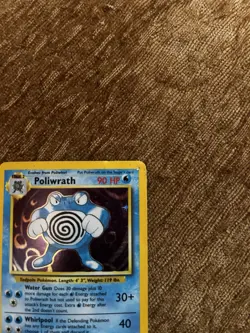 1999 Pokemon Base Set Poliwrath Holo - Vintage WOTC -13/102 -Authentic-READ - Image 4