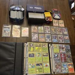 Massive Pokemon Collection Holo Foil Vintage Mid Era Modern TCG WotC Slabs Tins - Image 1