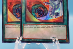 Yugioh! 2x Polymerization Alt Art RA03-EN051 Super Rare 1st Ed NM - Image 2