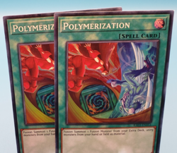 Yugioh! 2x Polymerization Alt Art RA03-EN051 Super Rare 1st Ed NM - Image 4