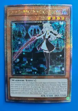 Near Mint Yugioh Sky Striker Ace - Raye Quarter Century Secret Rare RA04-EN026 - Image 1