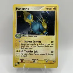 Pokemon Card - Manectric Ruby and Sapphire 9/109 Holo Rare LP - Image 1