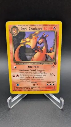 Dark Charizard 21/82 Non Holo Team Rocket 2000 Pokemon Cards - Image 1