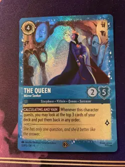 The Queen - Mirror Seeker 12 Disney Lorcana Promo Cards Holo - Image 1