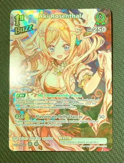 Hololive Official Card Game - English Elite Spark Aki Rosenthal SR hBP03-022 - Image 1