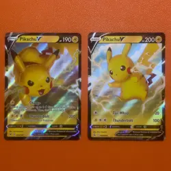 Pikachu Combo Lot | 043/185 + 086/264 | Full Art Holo Pokemon TCG Card Lot - Image 1