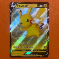 Pikachu Combo Lot | 043/185 + 086/264 | Full Art Holo Pokemon TCG Card Lot - Image 2