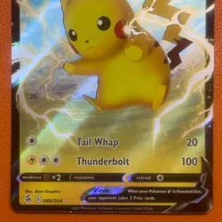 Pikachu Combo Lot | 043/185 + 086/264 | Full Art Holo Pokemon TCG Card Lot - Image 5
