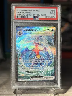 PSA 9 Garchomp ex 245/182 Paradox Rift Special Illustration Rare Pokemon Card - Image 2