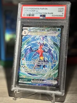PSA 9 Garchomp ex 245/182 Paradox Rift Special Illustration Rare Pokemon Card - Image 3