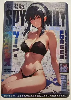 Yor Forger Spy Family X Anime Sexy Waifu Comic Card - Image 3