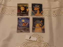 4 Pokemon x Van Gogh Black Star Promo ACG Art Card - Image 1
